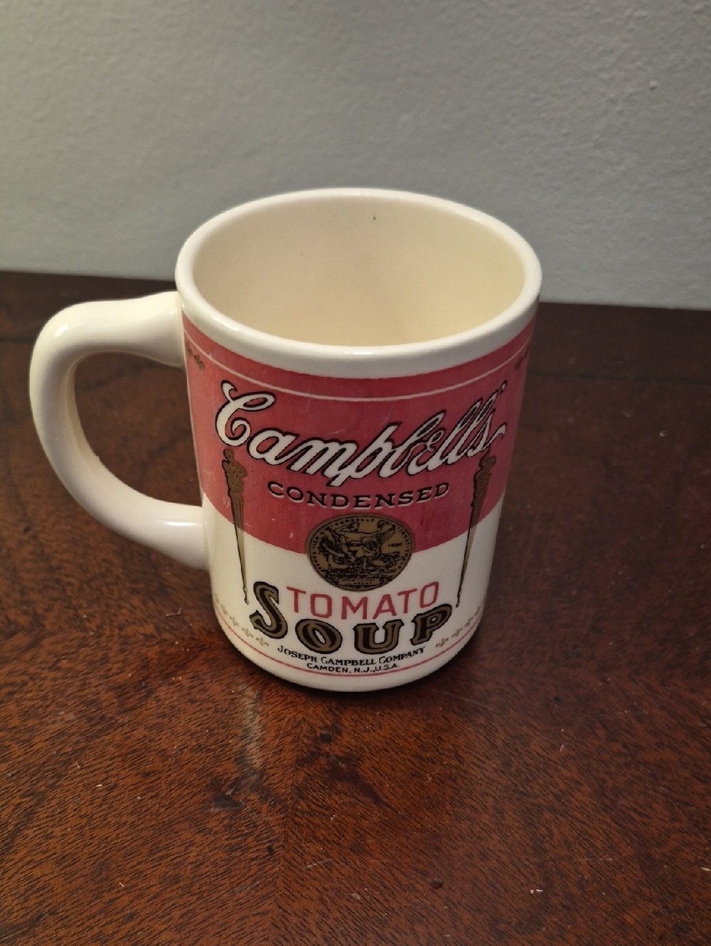 VINTAGE Campbell's Red Tomato Soup Ceramic Mug